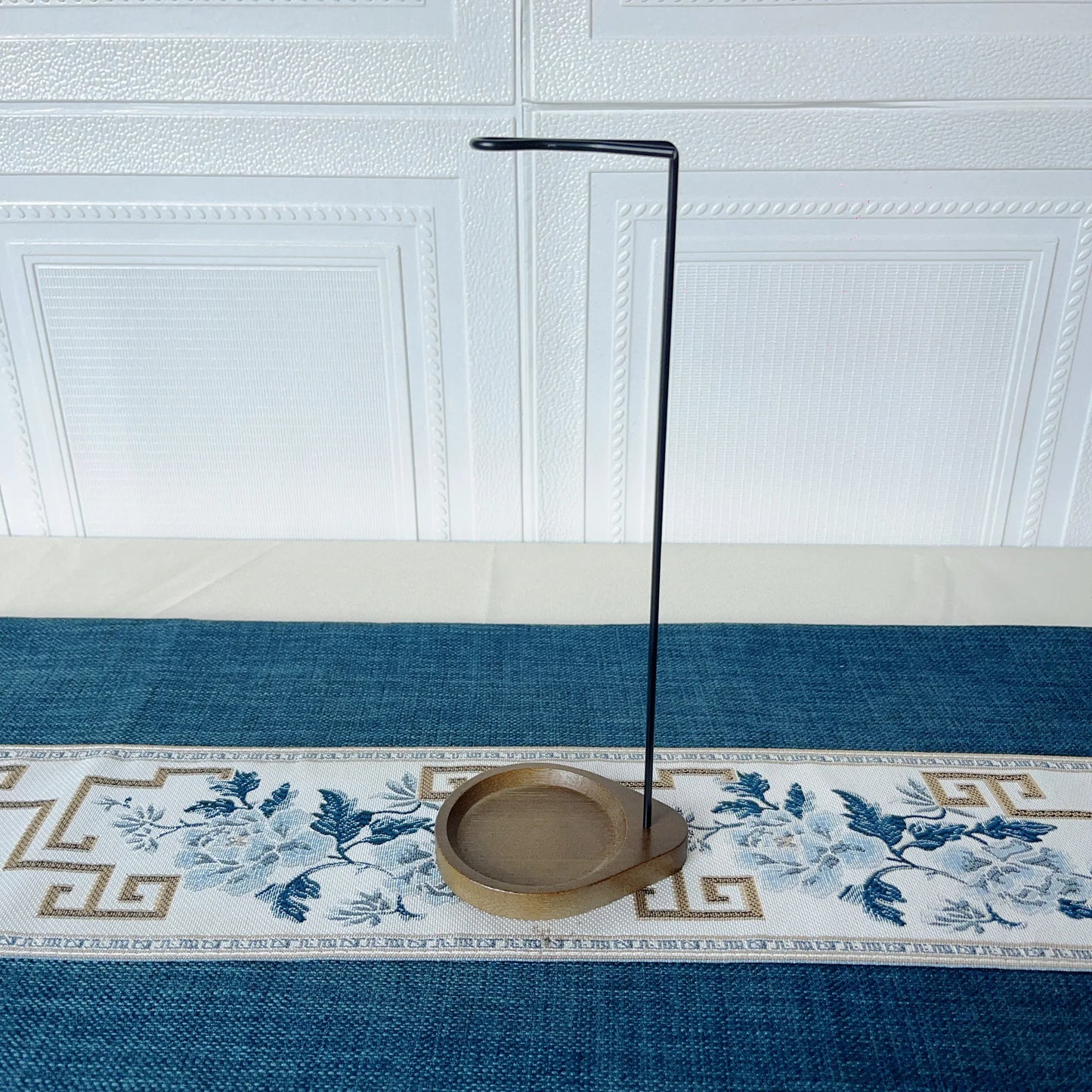 Incense Stick Holder Wooden and Round - Incense Tray Ornament Bedroom